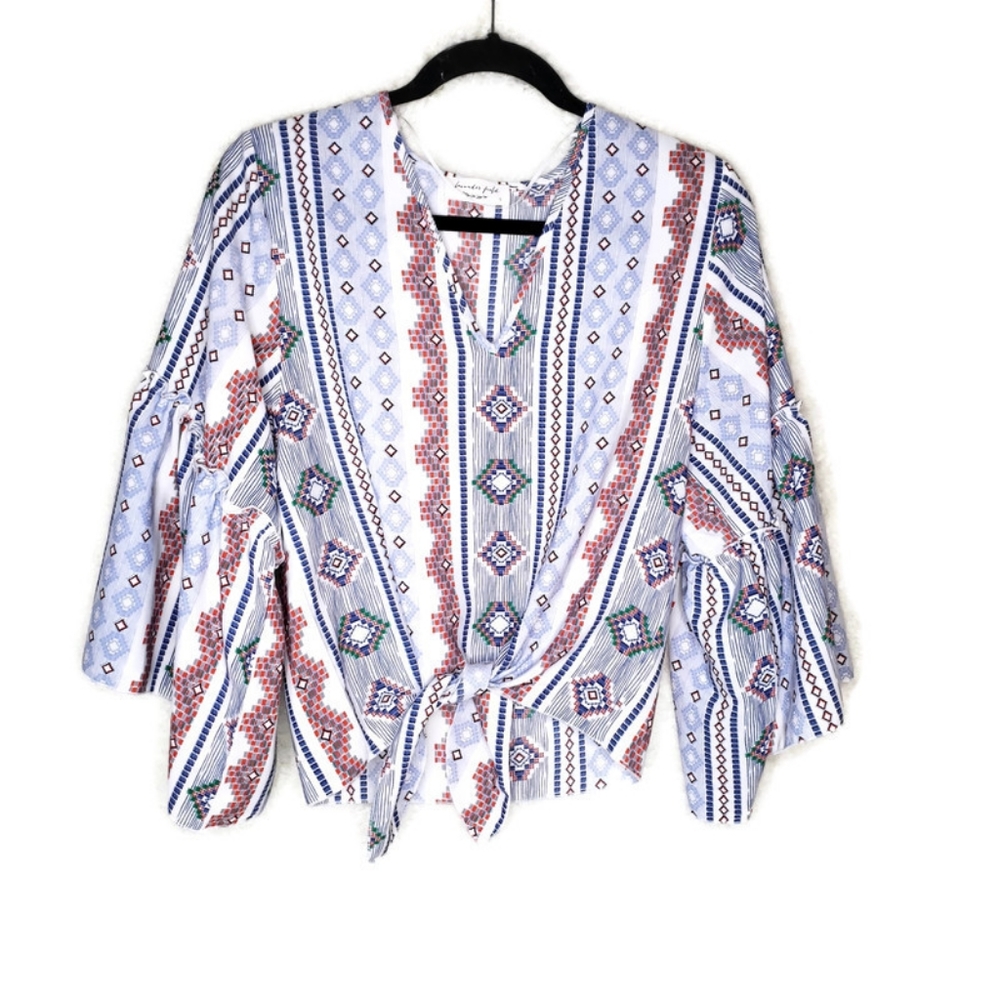 Lavender Field | Boho Bell Sleeve Blouse s…
